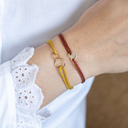 Bracelet Charles - Jaune moutarde